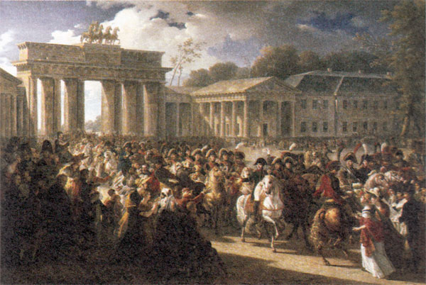 Triumphant entry into Berlin